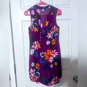 Lightweight, tropical print sundress